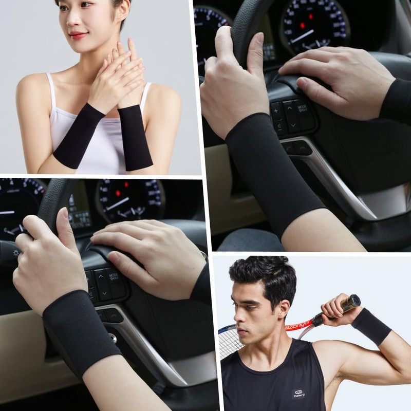 KALOLINNA Wristbands, Thin, For Summer, Cooling Band, Stretchable, Breathable, Sweat