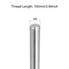 QUARKZMAN Threaded Rod M8 x 100 mm Fully Threaded Rod