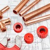 6 Pieces Copper Pipe Cleaners Include 1/2 Inch, 3/4 Inch,
