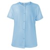 UCOVERIT Camisa post mastectomía para mujeres, Azul Real, L, Media
