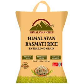 Himalayan Chef, Basmati Rice10 lbs, Natural, 160 Ounce