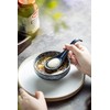 LYEOBOH Soup Spoons set of 6, Chinese Deep Soup Spoon