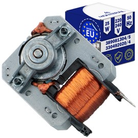 Motor Hot Air Blower for Oven 25W 220-240V 50Hz with Original Code 3890813045 389081304/5 for AEG for Electrolux for Zanussi - Made in EU - Warranty 10 Years - MONTERAL