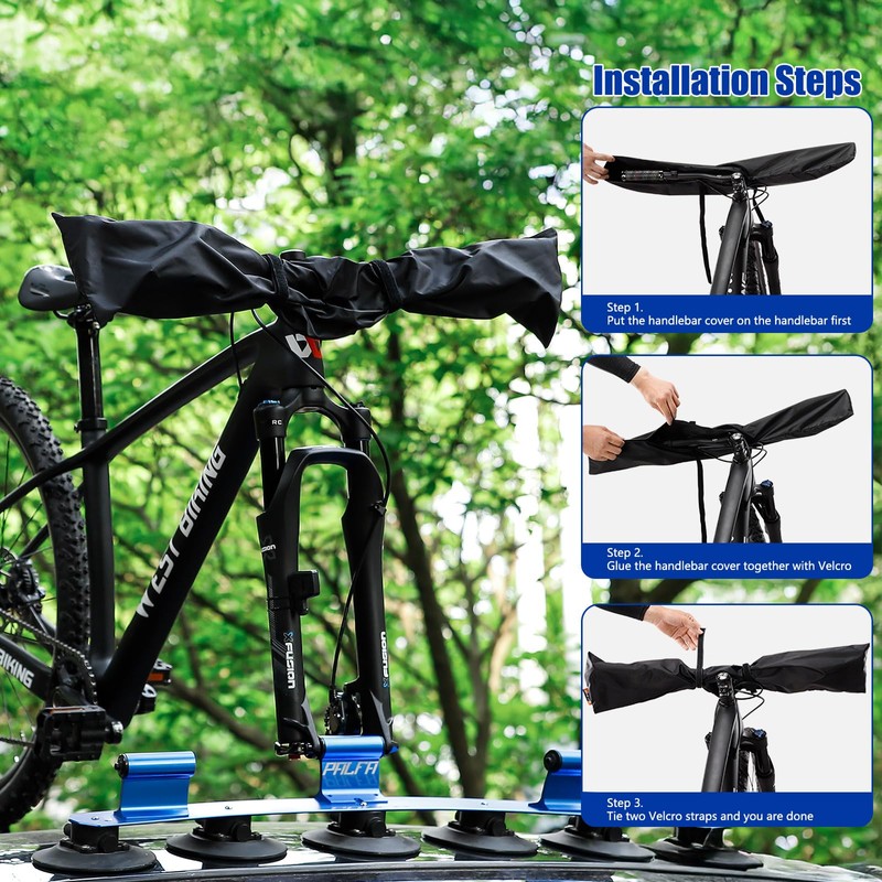 Nutmanel Pack of 2 Handlebar Protective Cover E-Bike Waterproof, Protection