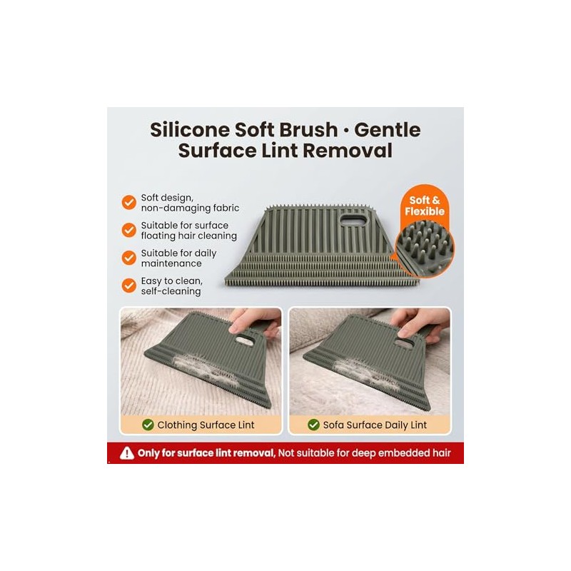 4-in-1 Reusable Lint Remover for Home and Car