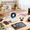 HOTT C229 Desktop Portable CD Player with Bluetooth 5.3,Built-in Speaker