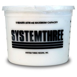 System Three Silica Thickener, 5 Qt Tub, White