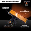 LOEVELOSI 4 x Orange Pedal Reflectors Set, StVZO-approved, Easy Assembly,