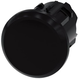 Siemens 3SU1900-0FA10-0AA0 Sealing Plug for Spare Round Command Points, 22 mm, Plastic, Black, White