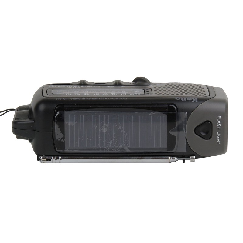Kaito KA350GY Voyager Trek Solar/Crank AM/FM/SW NOAA Weather Radio with
