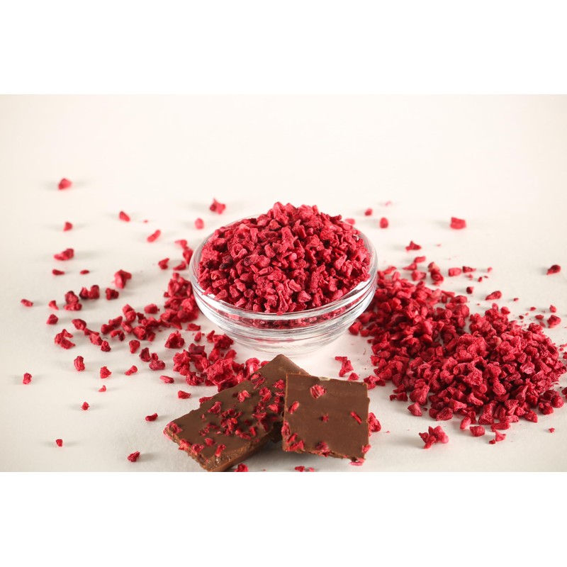 Confectious – Premium Freeze-Dried Raspberry Pieces, Grade AA, 50g, 100%