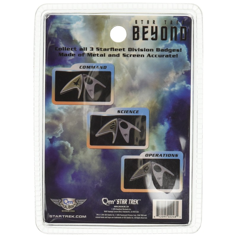 QMx Star Trek Beyond Magnetic Insignia Badge