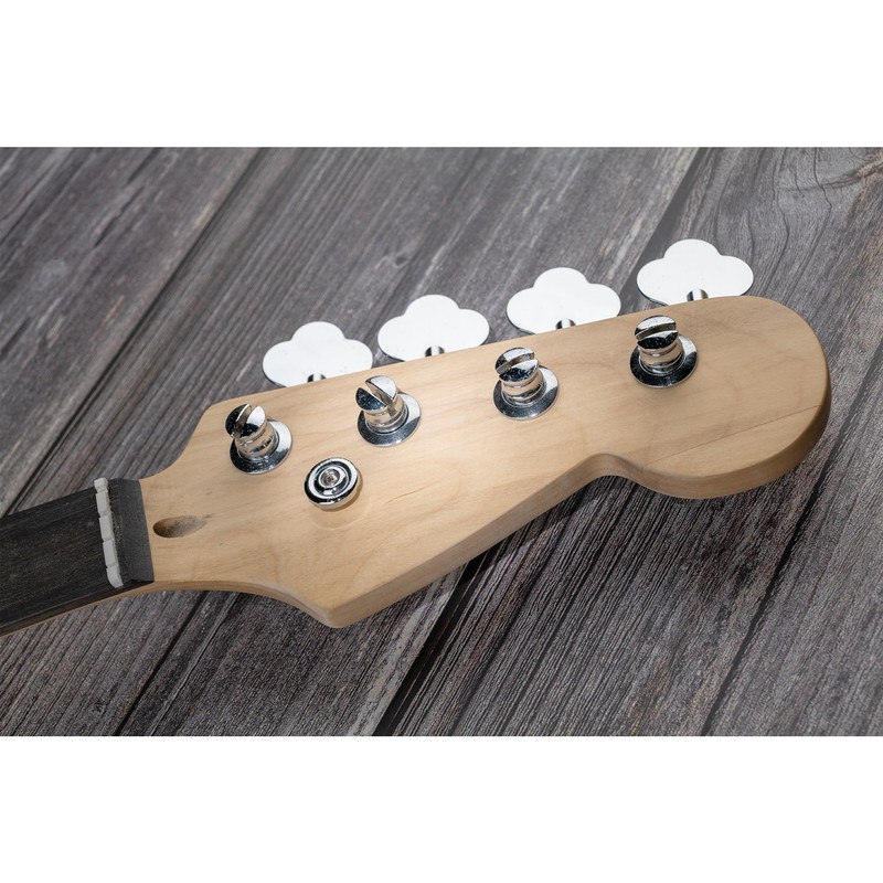 Musiclily 4-in-line Open Gear Bass Tuners Tuning Pegs Keys Machine