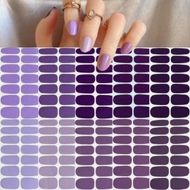 NAIL ANGEL 1SET Nails Strips Pure Color Combination Nail Wrap Nail Art Full Cover Sticker Fashion Designs Sticker Easy-Way Summer Beach Holiday Style Pedicure for Women Pure Color (YA013-10PCS)
