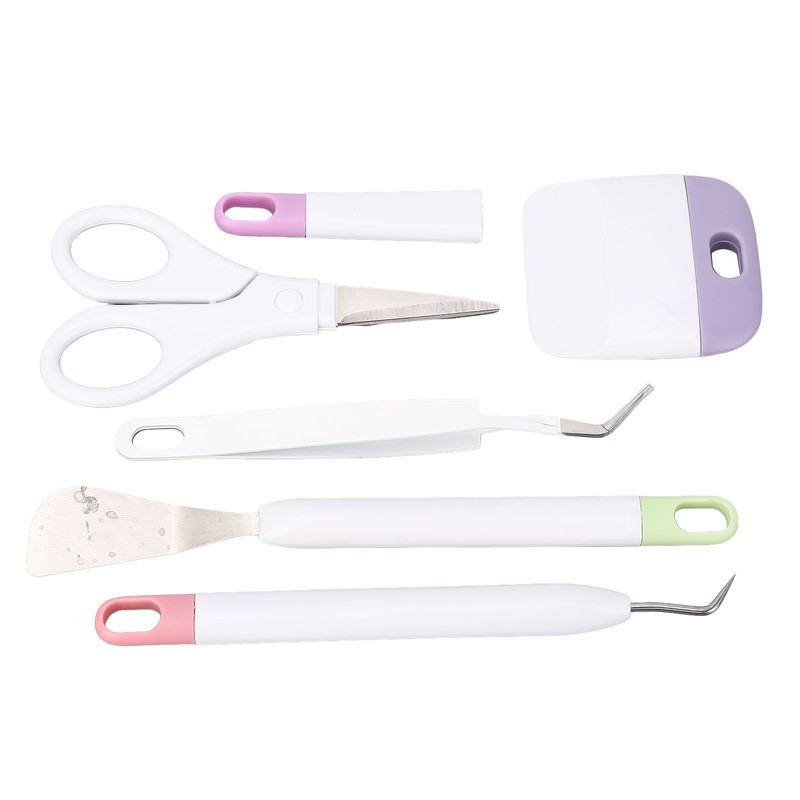 5 Pcs Vinyl Weeding Tool Set Weeder Tweezers Scraper Spatula