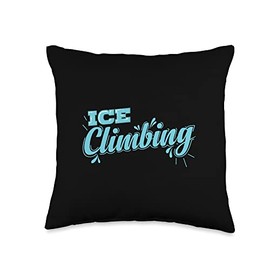 Ice Climbing Crampons Extreme Sports Throw Pillow