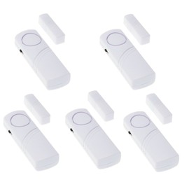 Adapter Universe ® 5 x Alarm Door Window Alarm Siren with Break-In Protection Alarm Set for Windows and Doors