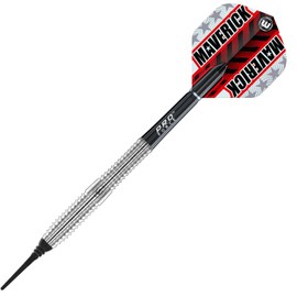Winmau Maverick 20 Gram Professional Softip Tungsten Darts Set with Flights and Stems (Shafts)