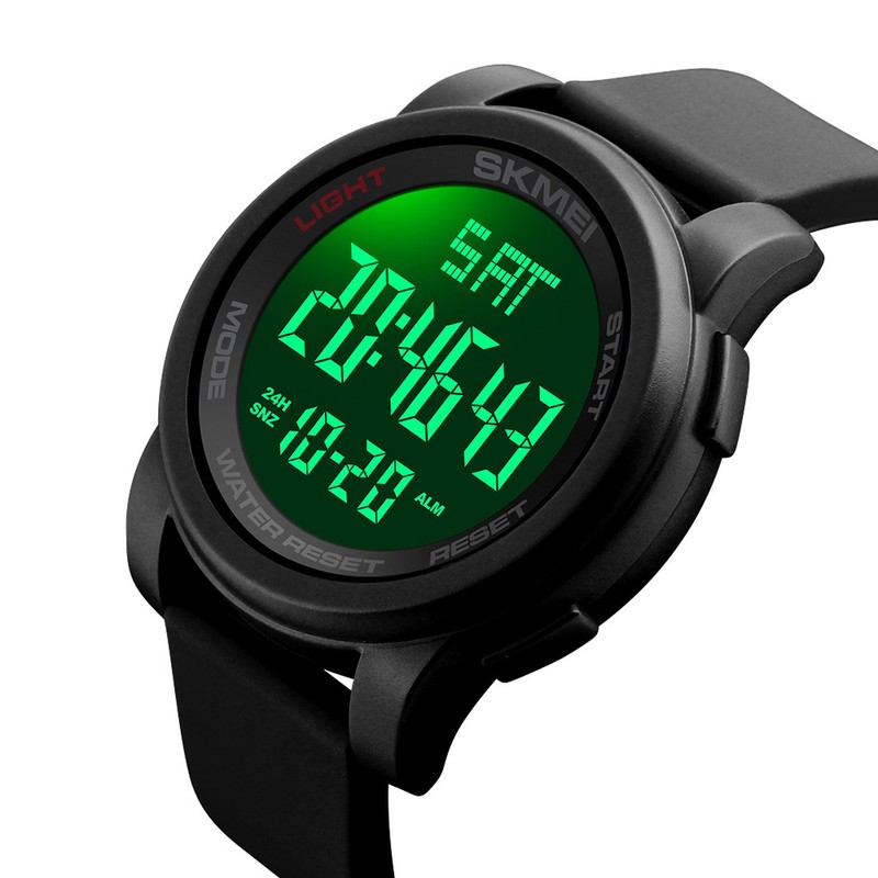 Men Digital Watch Stopwatch Alarm Countdown Casual Sports Watch