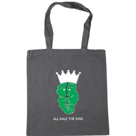 Hippowarehouse All Kale The King Tote Shopping Gym Beach Bag 42cm x38cm, 10 litres