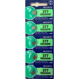 MURATA / SONY 377 SR626SW (5 piece) SR626 V377 Watch Battery USA seller