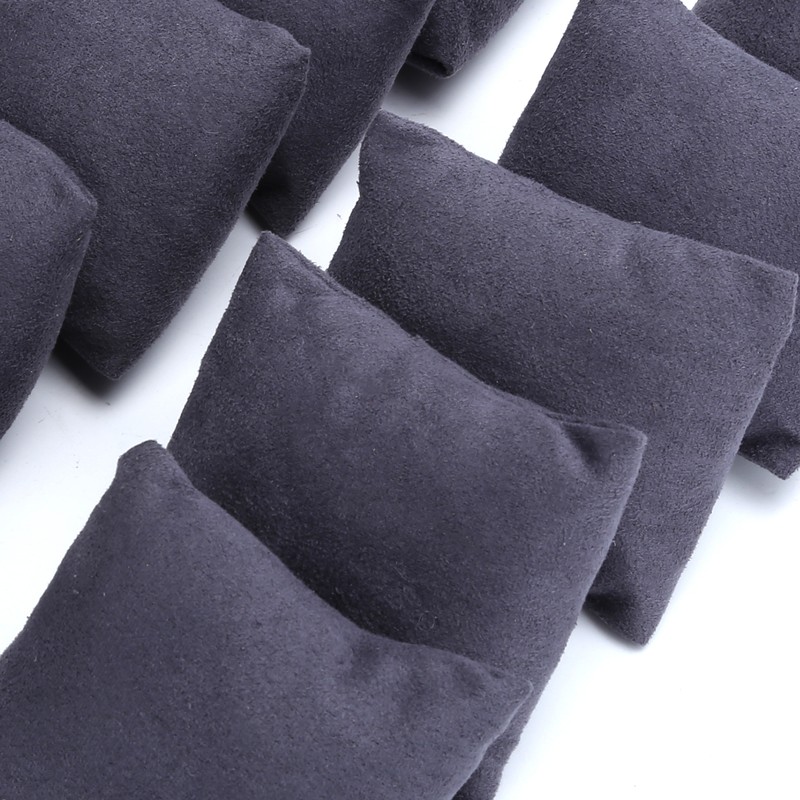 10pcs Watch Display Pillow Bracelet Holder Jewelry Cushion Accessories Gray
