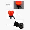 Outdoor Solar Garden Stake Lights Waterproof Solar Red Heart Shaped