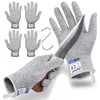 AmzFirst 2 Pair Cut Resistant Gloves, Food Grade Kitchen Cooking