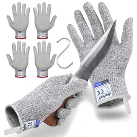 AmzFirst 2 Pair Cut Resistant Gloves, Food Grade Kitchen Cooking Glove for Women and Men, Lightweight Protective Gloves(Size: 10/X-Large)