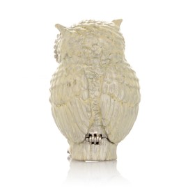 Keren Kopal Silver Owl Trinket Box Decorated with Crystals
