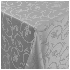 Damask Tablecloth Non-Iron Baroque Decoration Design Jacquard Table Cloth Many Sizes &and Colours