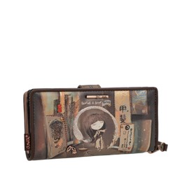 Anekke Flap Wallet L, Brown (Brown), Size L, multi-coloured