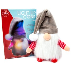 Christmas Jingle Christmas Gonk - Christmas Light Up Decorations Indoor - Christmas Gonks Decorations - Christmas Soft Toys For Kids And Adults - Christmas Plush Toy - Standing Gonks Christmas