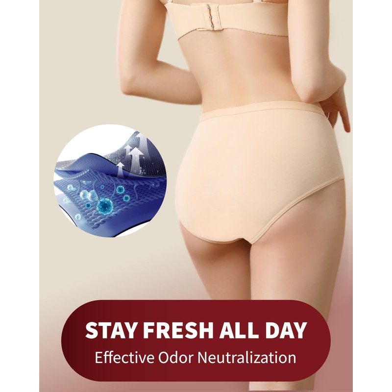 REELINDRY Incontinence Underwear for Women Washable, 2 oz Maximum Abosrbency