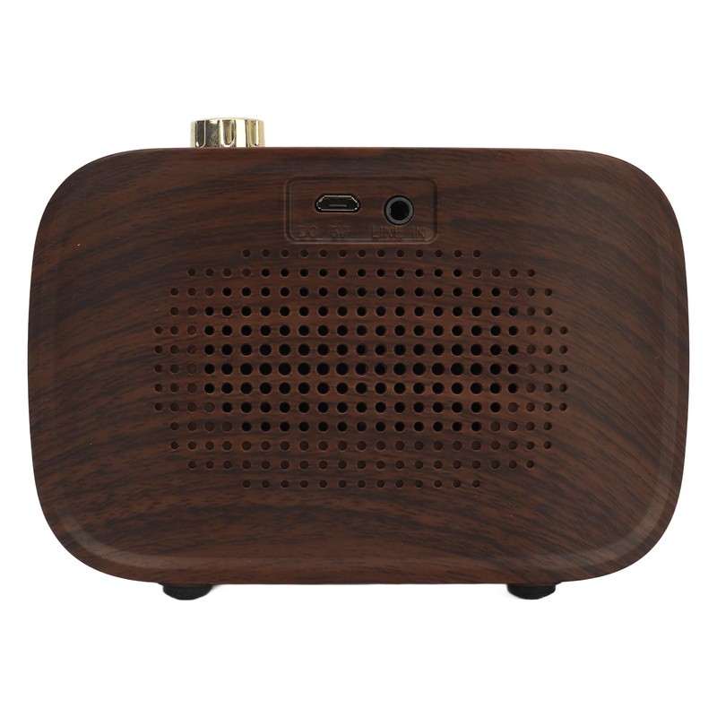 Retro Bluetooth Speaker 1500mah Clear Sound USB Port Mini Wireless