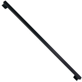 Modern Stair Handrail Grab Bar Kit, 3.3ft Black Galvanized Industrial Iron Hand Rail for Indoor Stairs Wall Mount Support, Wall Staircase Handrail, Safety Handle, Steps Baluster