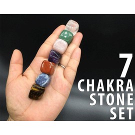 ALEXCRAFT 7 Chakra Energy Stone Healing Crystal Tumbled Reiki Healing Gemstones Chakra Stones Set