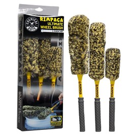 Chemical Guys Rimpaca Ultimate Wheel Brush Juego de 3 Piezas, Seguro para Coches, Camiones, todoterrenos, caravanas, Motocicletas y más