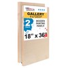 U.S. Art Supply Unfinished Cradled Wood Panels for Painting, 2