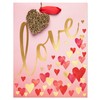 Papyrus 9" Medium Valentines Day Gift Bag, Love Hearts (1