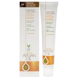 One n Only Argan Oil Permanent Color Cream - 6N Dark Natural Blonde Hair Color Unisex 3 oz