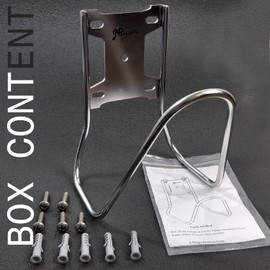 JBscoop Garden Hose Holder, Stainless Steel Wall Mount for Water Hose & Extension Cords, Heavy Duty & Rust Proof