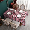 Essifunia Waterproof Checkered Tablecloth Fabric - Rectangle 58x84 Inch Christmas