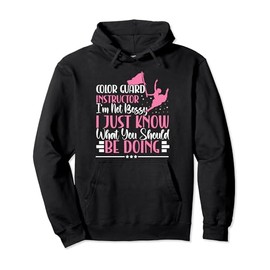 Pole Set Winterguard Clothing Colorguard Members Coach Pullover Hoodie