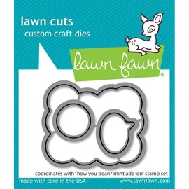 Lawn Fawn Lawn CUTS Dies How U, Bean Mint Add-On