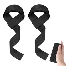 Lifting Wrist Straps for Weightlifting, Gym Cotton Wrist Lifting Straps Grips Band with Neoprene Cushioned Wrist Padded for Workout, Bodybuilding, Powerlifting, Strength Training, & Deadlifts for Men & Women