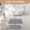 THMINS 2 Pack Extra Large Stone Bath Mat, 32''x20'' Non-Slip