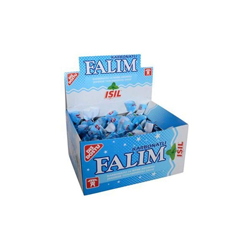 Sugarless Falim Plain Gum - Carbonate & Mint Grass Flavoured