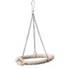 Parrots Standing Perch, Pet Birds Cotton Rope Swing Hanging Chewing
