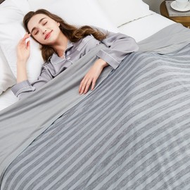 Guohaoi Cooling Blanket (90"x108"King Size) for Hot Sleepers,Absorbs Heat to Keep Body Cool for Night Sweats,100% Oeko-Tex Certified Cool Fiber,Breathable,Comfortable,All-Season.